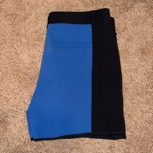 Tibi two-tone shorts